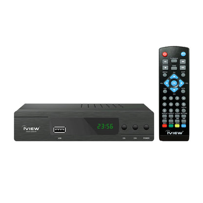 iView 3300STB 23-Pin Digital Converter Box with HDMI, USB Interface, 4 Channels