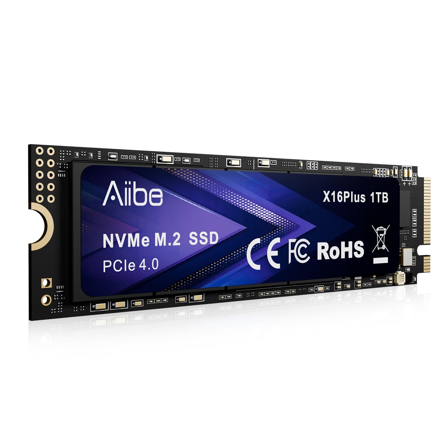 Aiibe 1TB M.2 2280 NVMe SSD PCIe 4.0 Internal Solid State Drive
