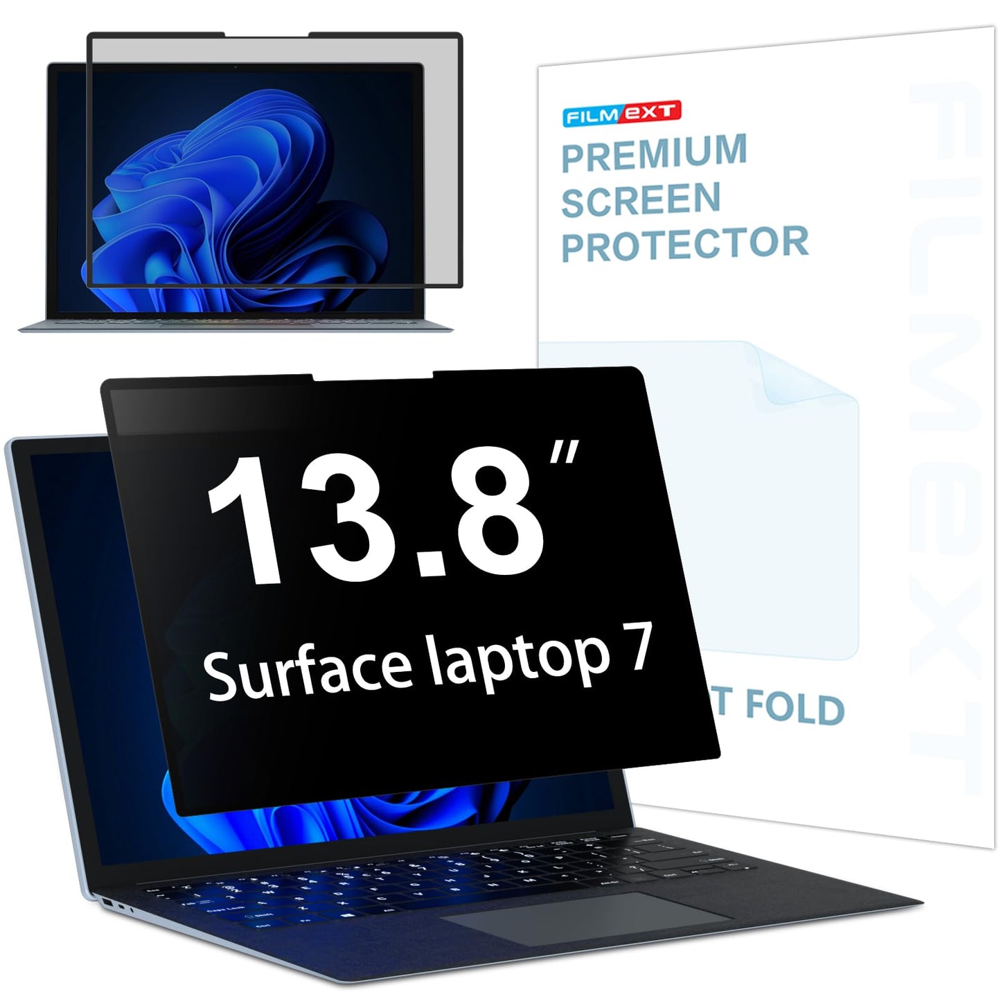 FILMEXT 13.8" SF2501 Anti-Spy Privacy Screen Protector for Microsoft Surface Laptop 2036/2107