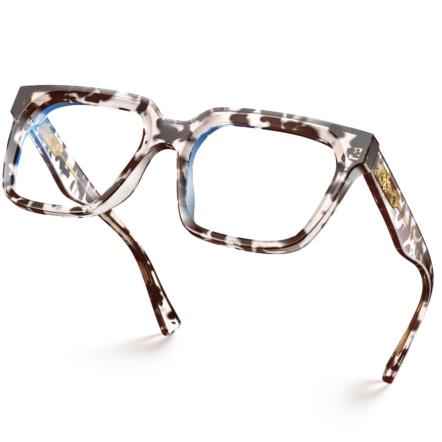 VISOONE 54MM Cougar_603BLB Full Rim Reading Glasses Blue Light Blocking