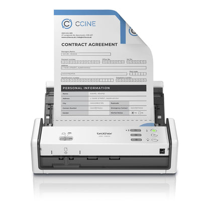 Brother ADS-1350W Document Scanner | 600 dpi | Compact design | USB, Ethernet, Wi-Fi Connectivity
