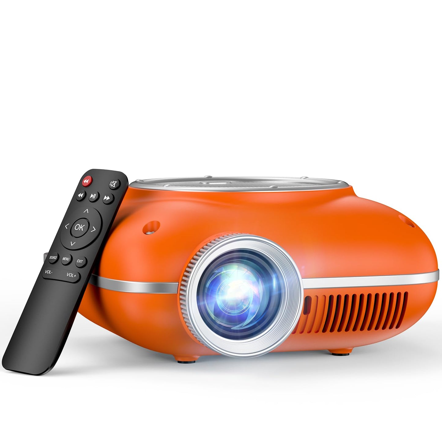 HOMPOW Mini Projector 1280 x 720 Resolution Portable CRT Projector