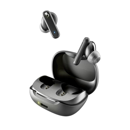 Skullcandy True Black S2TAW-R740 Wireless Earbuds, Bluetooth 5.0, Noise Isolation, 20 Hours Battery Life, IPX4 Water Resistance