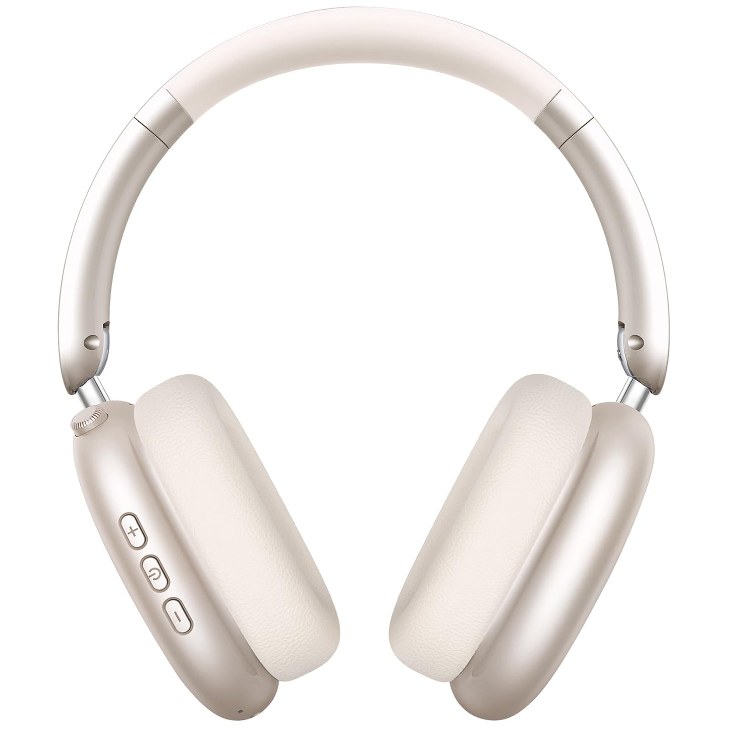 Wentronic Y01 Over Ear Headphones Bluetooth 5.3 Active Noise Cancelling 40mm Drivers 48H Playtime Starlight