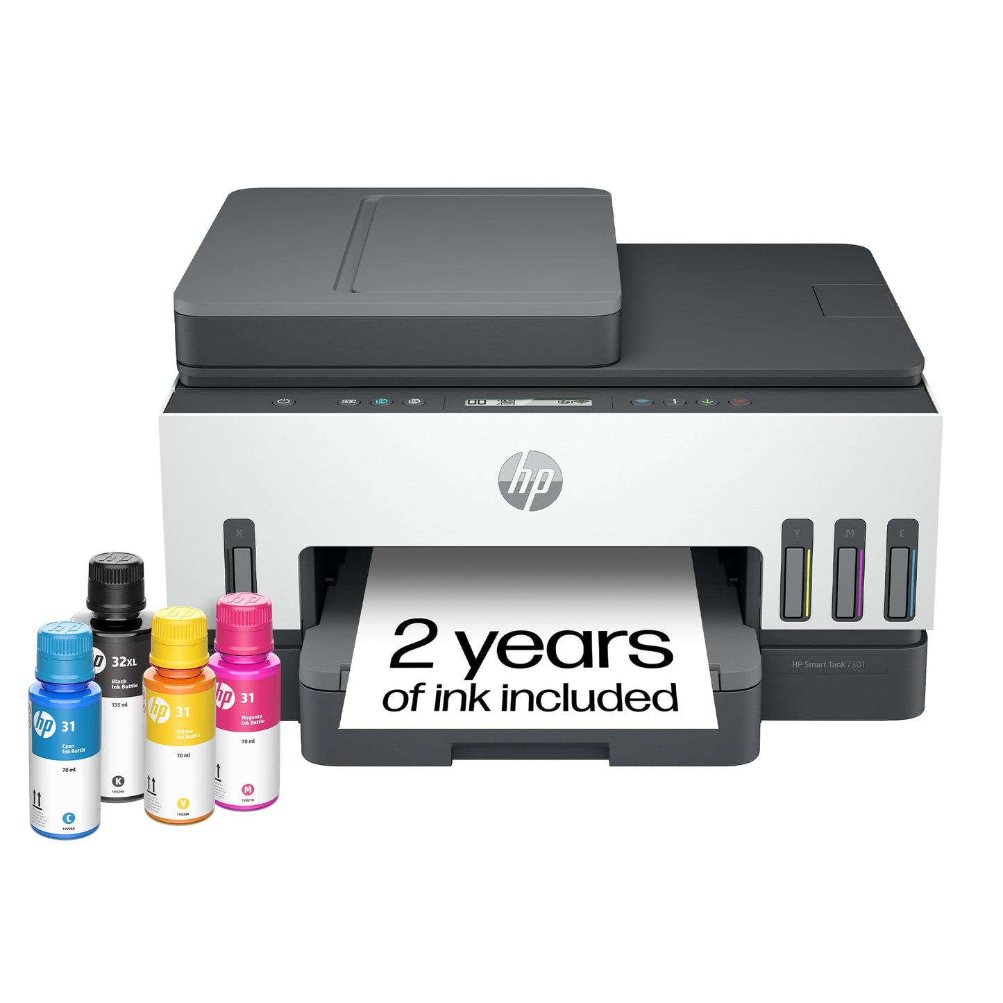 HP Smart Tank 7301 AIO Printer, Inkjet, Color, 4800x1200 dpi, 17 Pounds