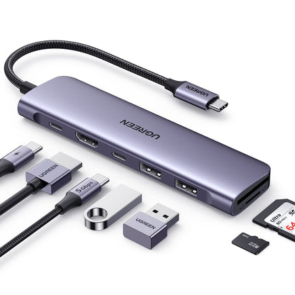 UGREEN 7-Port USB-C Hub Model 15214 4K HDMI 100W Power Delivery