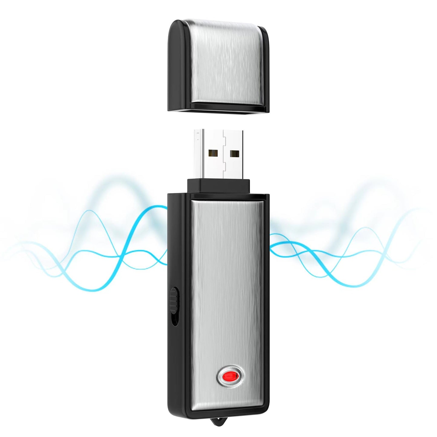 HAKSDOWO 32GB H5 USB Digital Voice Recorder Mono Noise Cancellation