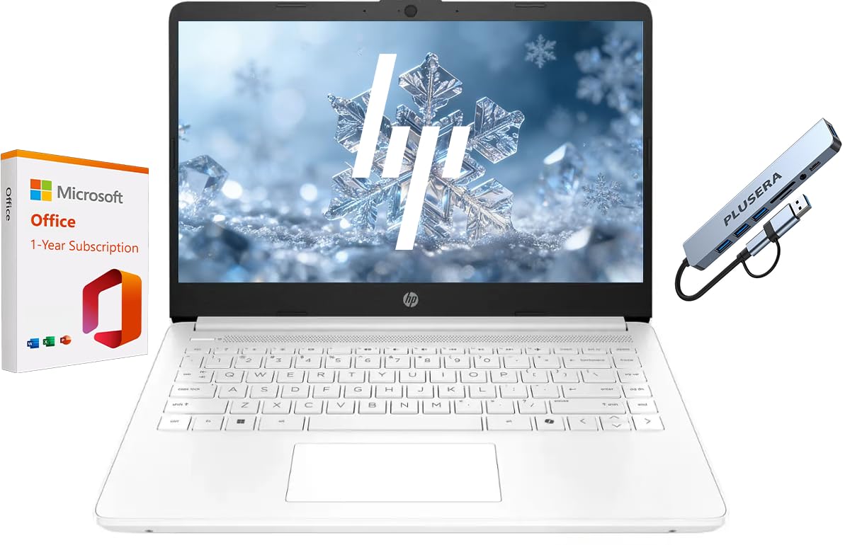 HP 14" N4500 1366x768 Laptop, Celeron, 16GB RAM, 64GB SSD