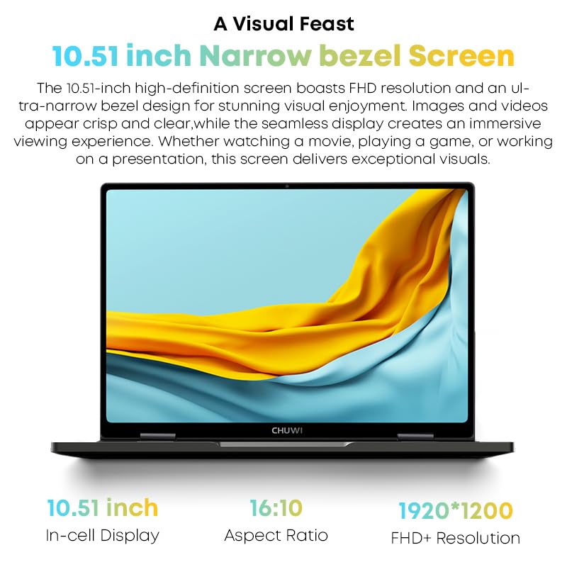 CHUWI MiniBook X 10.51" 1920 x 1200 Touchscreen 2-in-1 Laptop