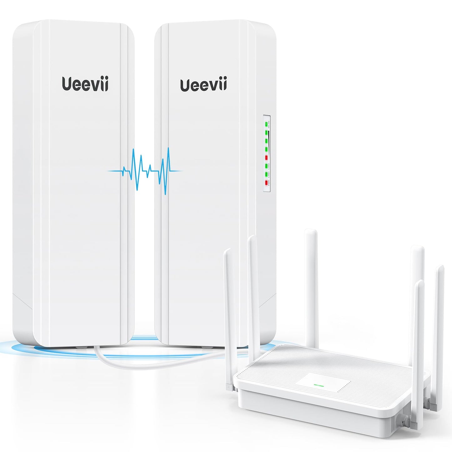 UeeVii 2.4G 5.8G CPE5824 Kit 1000Mbps Dual-Band Wireless Bridge