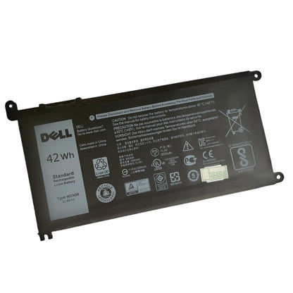 SANISI Lithium Polymer Battery WDX0R 11.4V 42mAh Rechargeable for Compatible Laptops