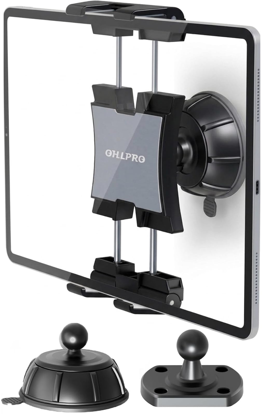 OHLPRO Wall Mount Holder PQ03-P7 - Tablet and Phone Support - 360° Rotation, Various Mount Options, Compatible with Devices 5-13 inches