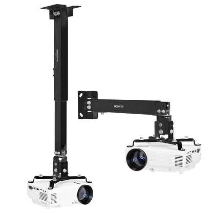 Mount-It! Projector Ceiling Mount 810164691118 Alloy Steel Black