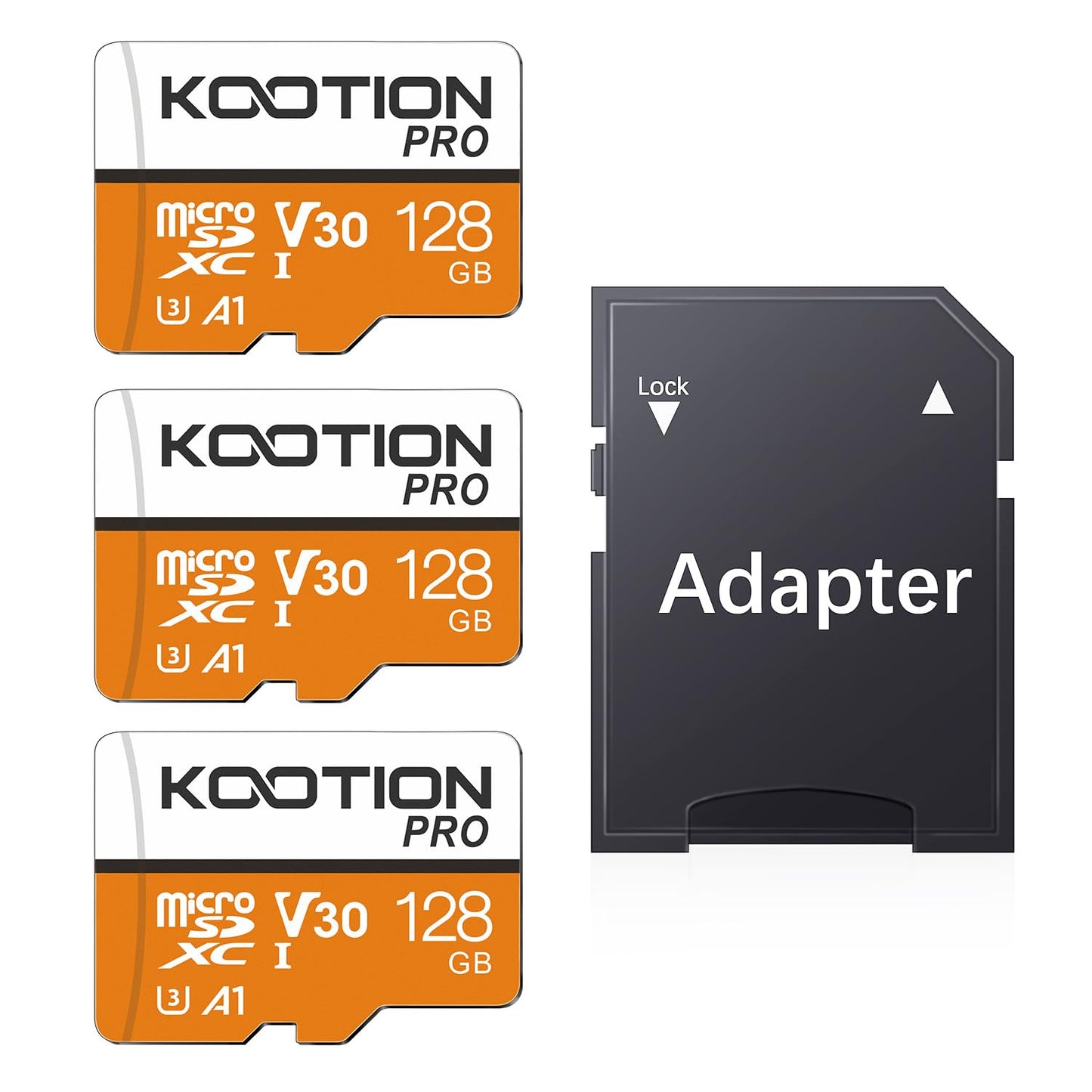 KOOTION 128GB Micro SDXC 3a4068a3-51c9-4e6f-8613-3d0ca4ad295c Class 10 UHS-I A1 V30