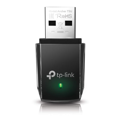 TP-Link 0.78" x 0.41" x 1.59" Archer T3U USB 3.0 WiFi Adapter - Dual Band 1300 Mbps - Compatible with Windows 11, 10, 8.1, 8, 7, XP, Mac OS X 10.9-10.14