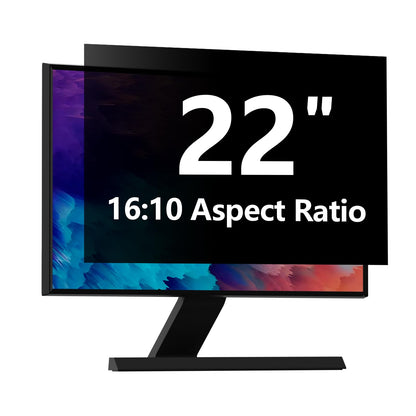 RedANGEL 22 Inch Privacy Screen Protector Model RedANGEL-22-SC Glossy Anti-Spy