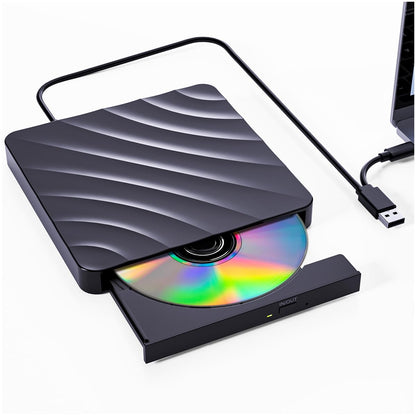 QDSYLQ External CD/DVD Drive XD 061 USB Type C 24X, 8X External Optical Drive