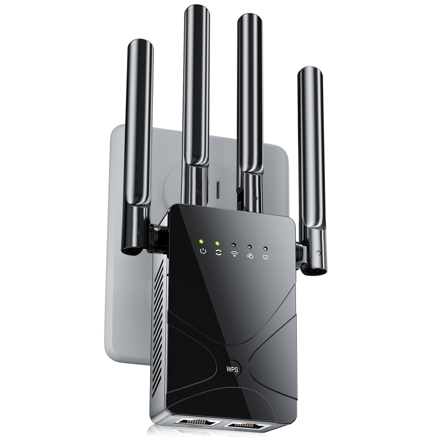 Larirgr 15555 ft WiFi Extender Model 2026 Dual Band 2.4/5 GHz