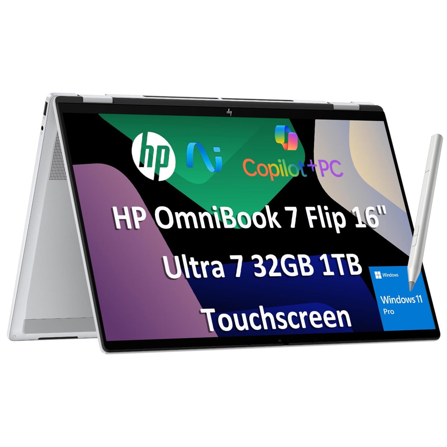 ist computers 16" OmniBook 7 Flip 1920x1200 LCD Convertible Laptop