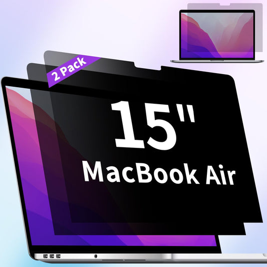 ANTOGOO V 2 Pack 15.3 Inch MacBook Air Screen Protector, Anti Glare, Anti Blue Light, Scratch Resistant, Matte Finish