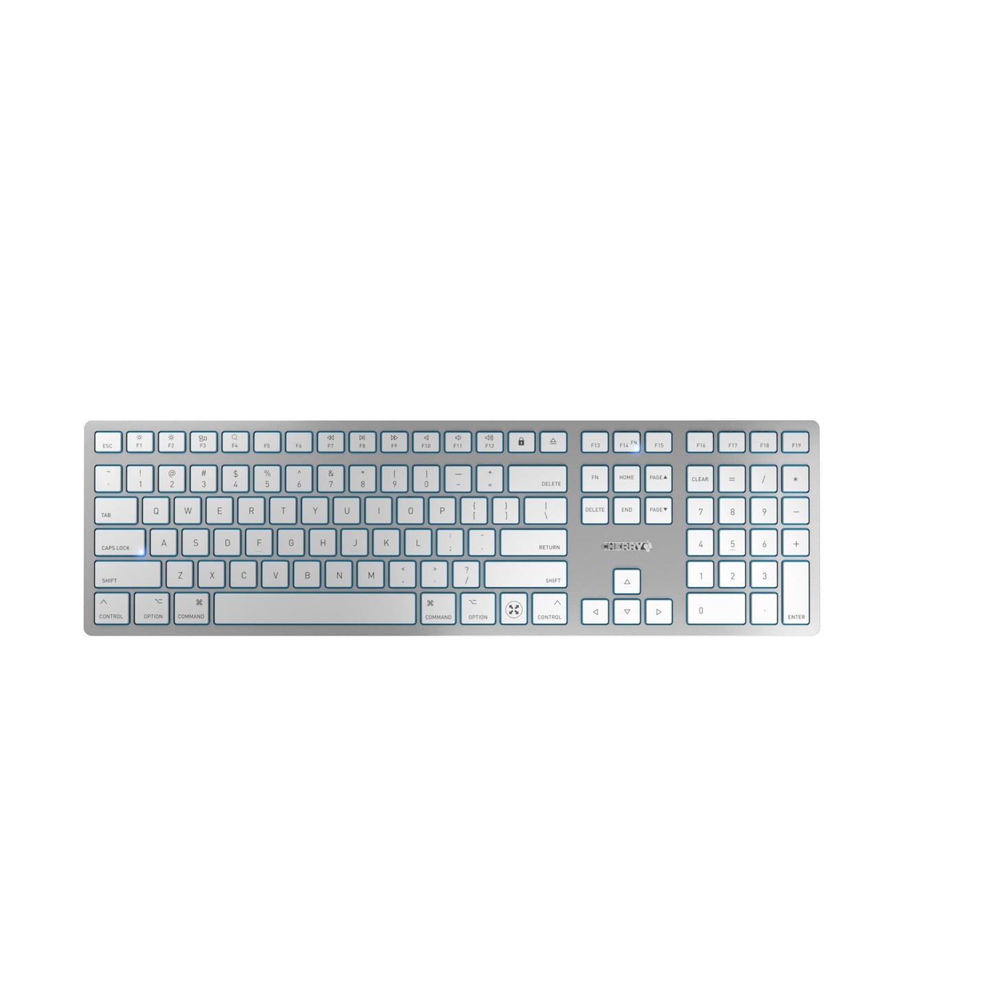 Cherry 17.32x5.12x0.59 inches JK-9110US-1 Wireless Keyboard for Mac