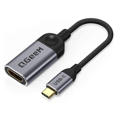 QGeeM USB C to HDMI Adapter XCHF02 4K 30Hz Gray