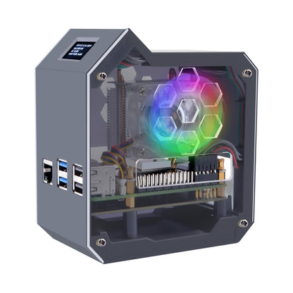 GeeekPi Mini ITX N07 Raspberry Pi NAS Kit with M.2 NVMe SSD Support