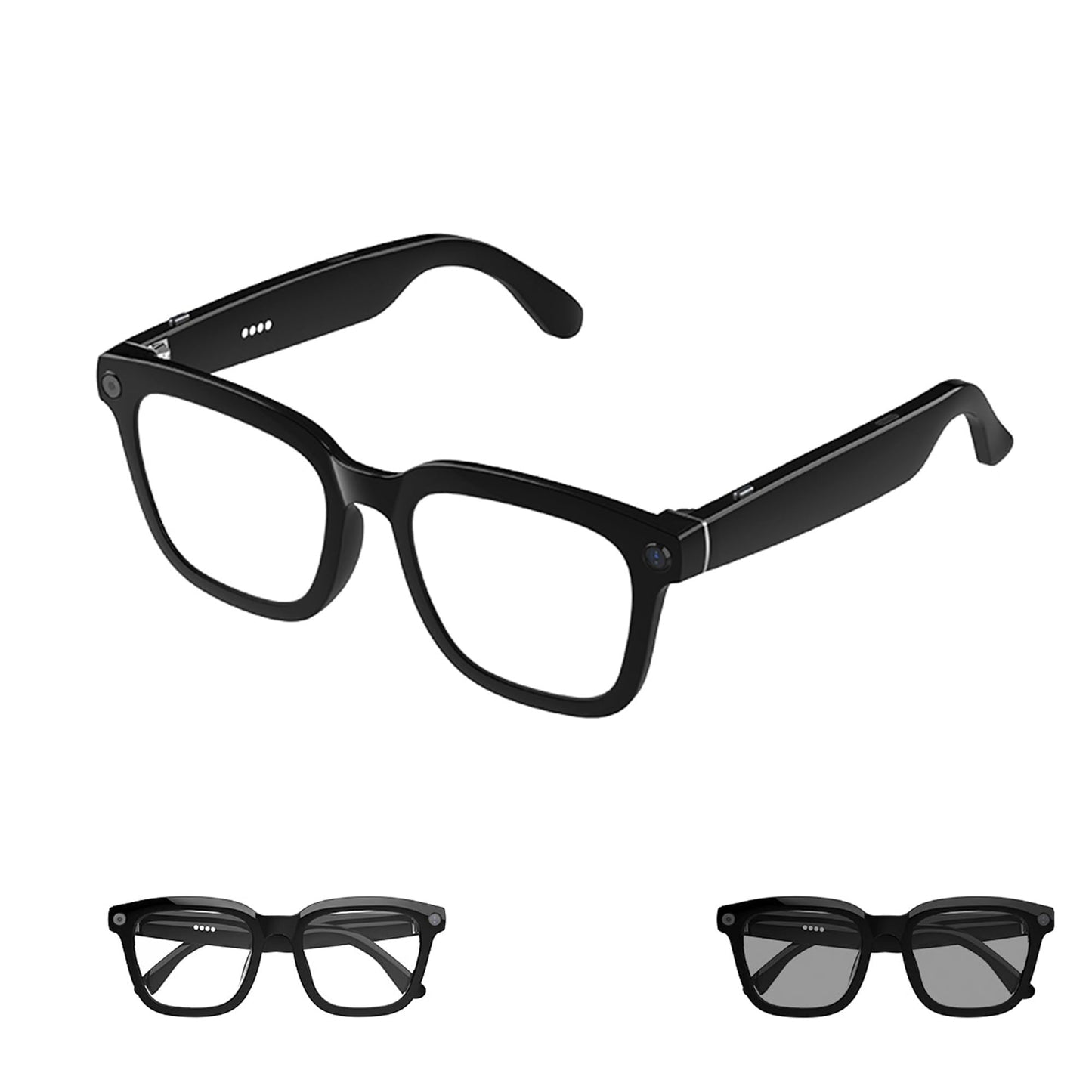 MSCGLYXGS 1 inch Shiny Black T02 1280x720 Smart Glasses