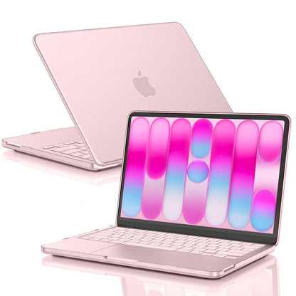 EooCoo MacBook Neo Case 13 inch Model A3404, Blush Clear, Anti-Crack, Scratch Resistant Hard Shell