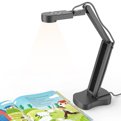 Kitchbar 8MP A3 Document Camera USB Capture System for Distance Learning and Classroom Use