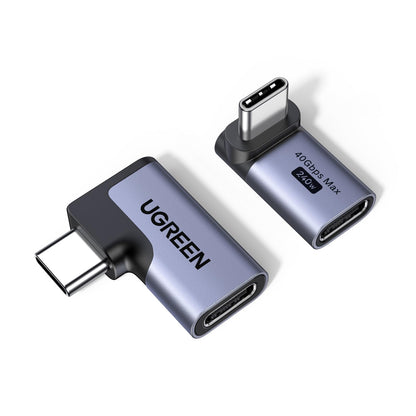 UGREEN 2-Pack USB Type C Right Angle Adapter Model 75743 Universal Connectivity 240W Power Delivery