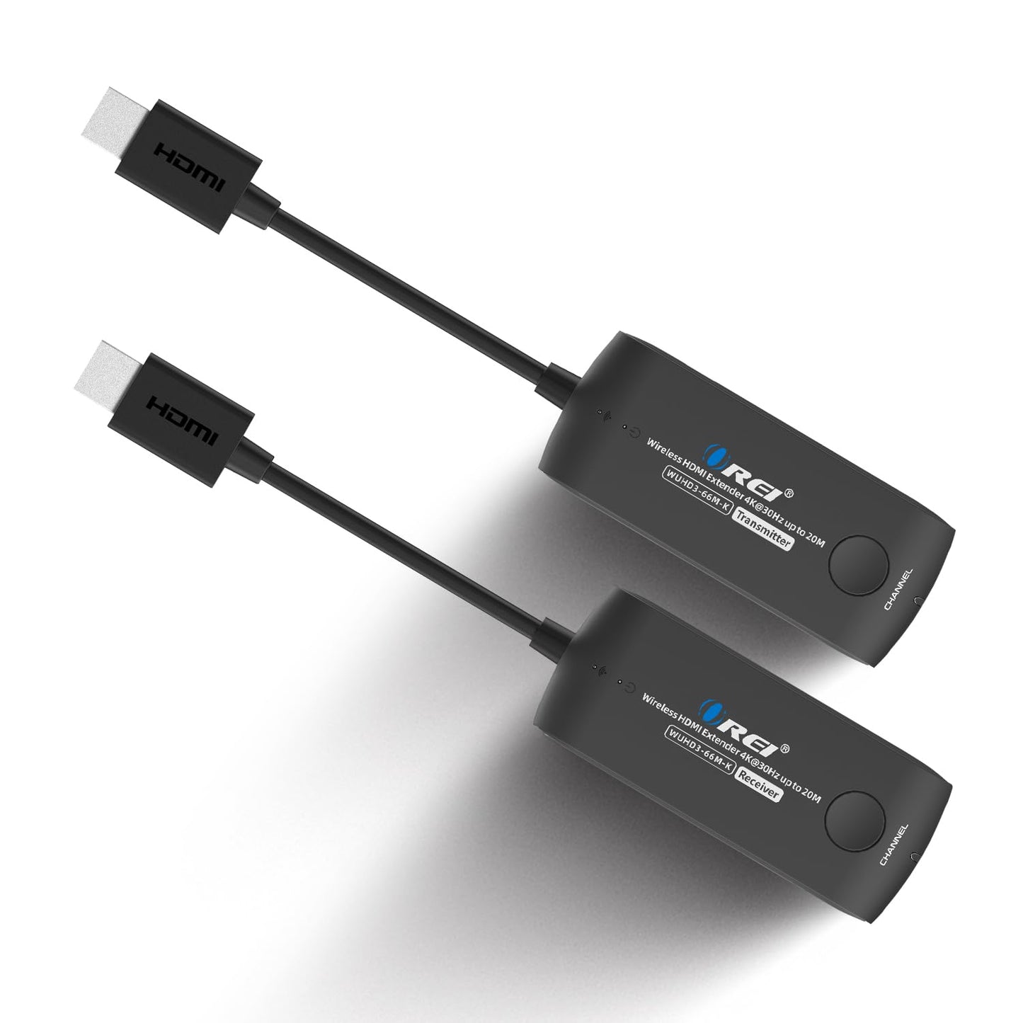 OREI 4L x 2W x 7H WUHD3-66M-K 4K HDMI Wireless Video Extender