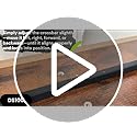 TEAMIX 42 inch DS100E Monitor Riser Stand Heavy-Duty Wood and Metal Ergonomic Desk Organizer