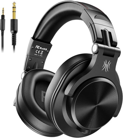 OneOdio A71 40mm Audio Driver Over-Ear Headphones Wired Sound Isolation Noise Control 3.5/6.35mm Jack