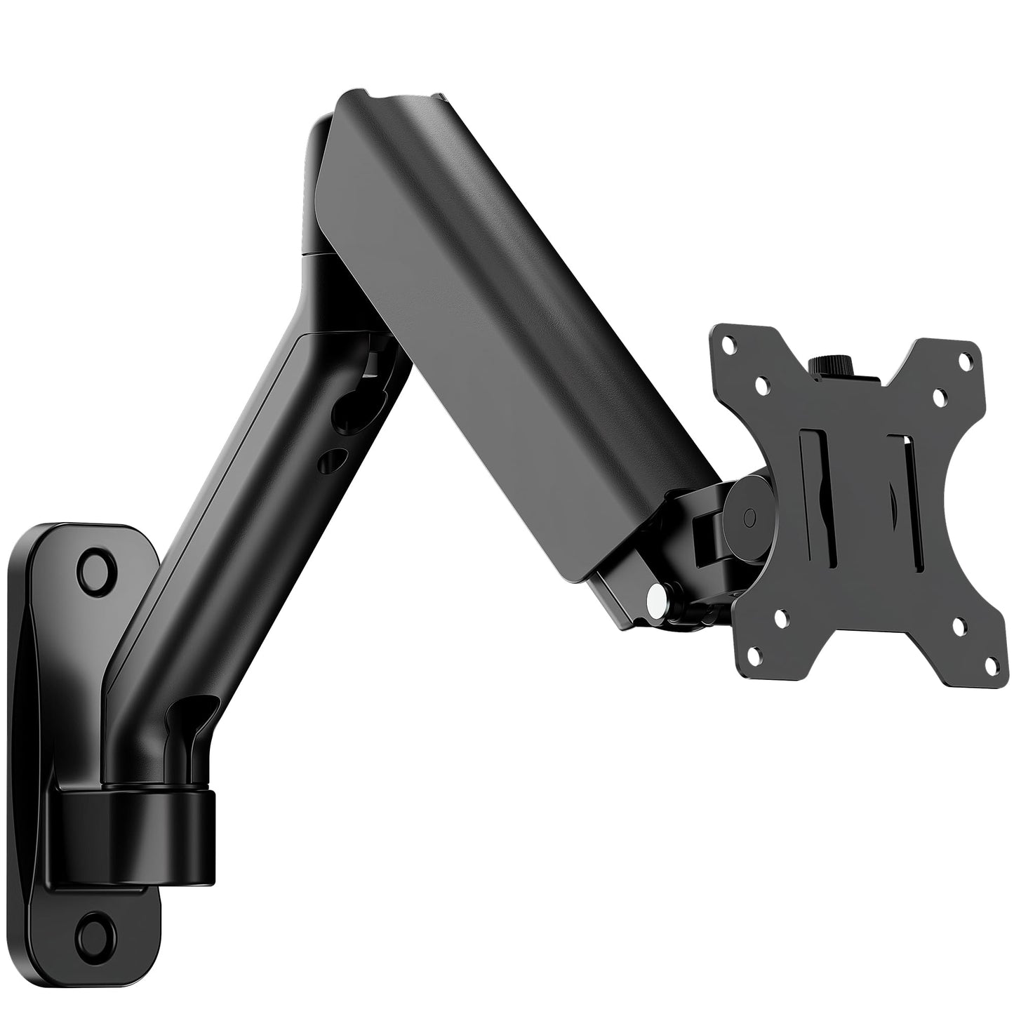 monTEK Single Monitor Wall Mount MA1002WBK 17-32 inches Black Aluminum