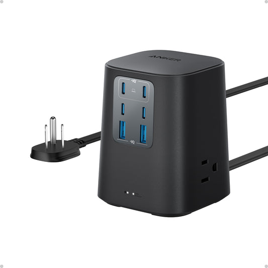 Anker 9-in-1 Power Strip A91C6 125 Volts 300 Joules with 6 USB Ports
