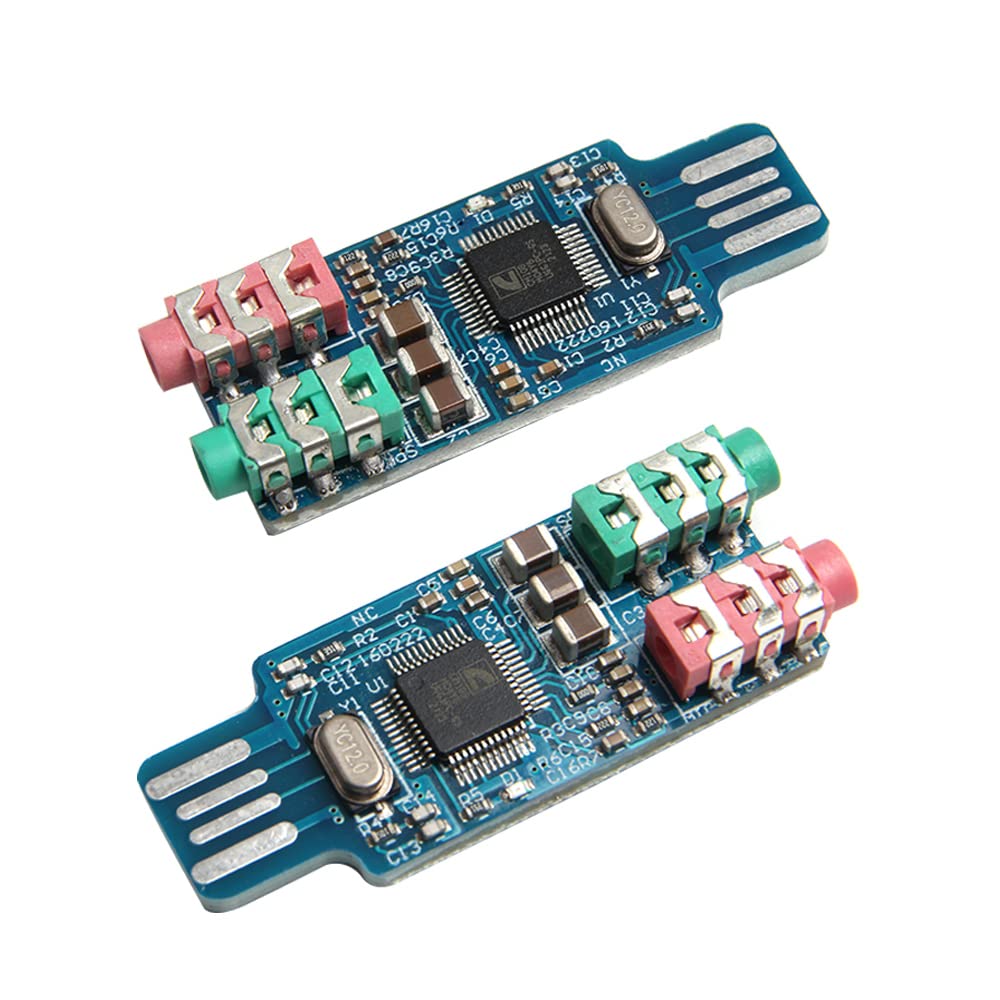 Acxico 2 Pcs CM108 USB Sound Card Module