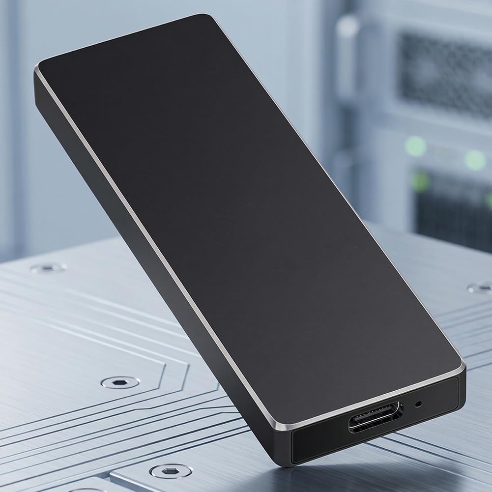 Portable SSD 2TB 256-Bit Encryption USB 3.1 Type-C External Storage