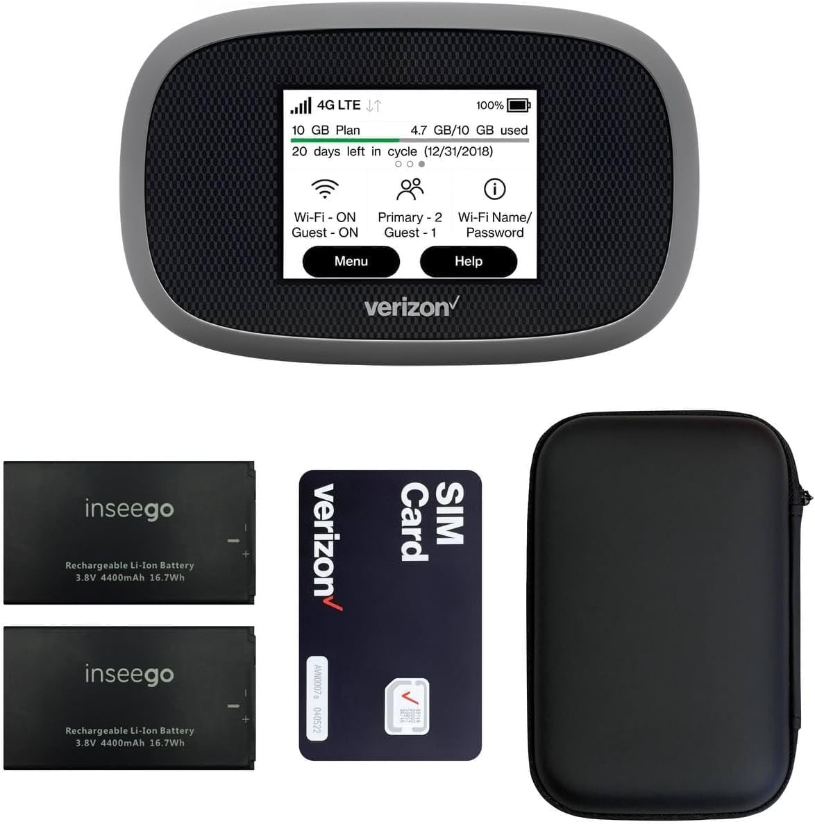 EVDO-LINK 8800L Portable Hotspot Device | 4G LTE | 2 Antennas | 1200 Mbps | Touch Screen