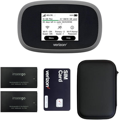 EVDO-LINK 8800L Portable Hotspot Device | 4G LTE | 2 Antennas | 1200 Mbps | Touch Screen
