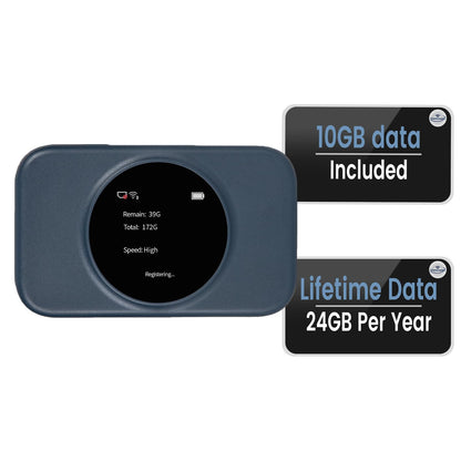 STATELINKER 1 Count S2NA 4G LTE Mobile Hotspot 10GB Free Data 2.4GHz Wireless Data Router