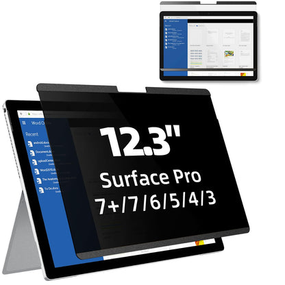 Mamol 12.3 Inch Magnetic Privacy Screen Protector for Surface Pro Models, Anti-Glare, Anti-Spy, Blue Light Blocking