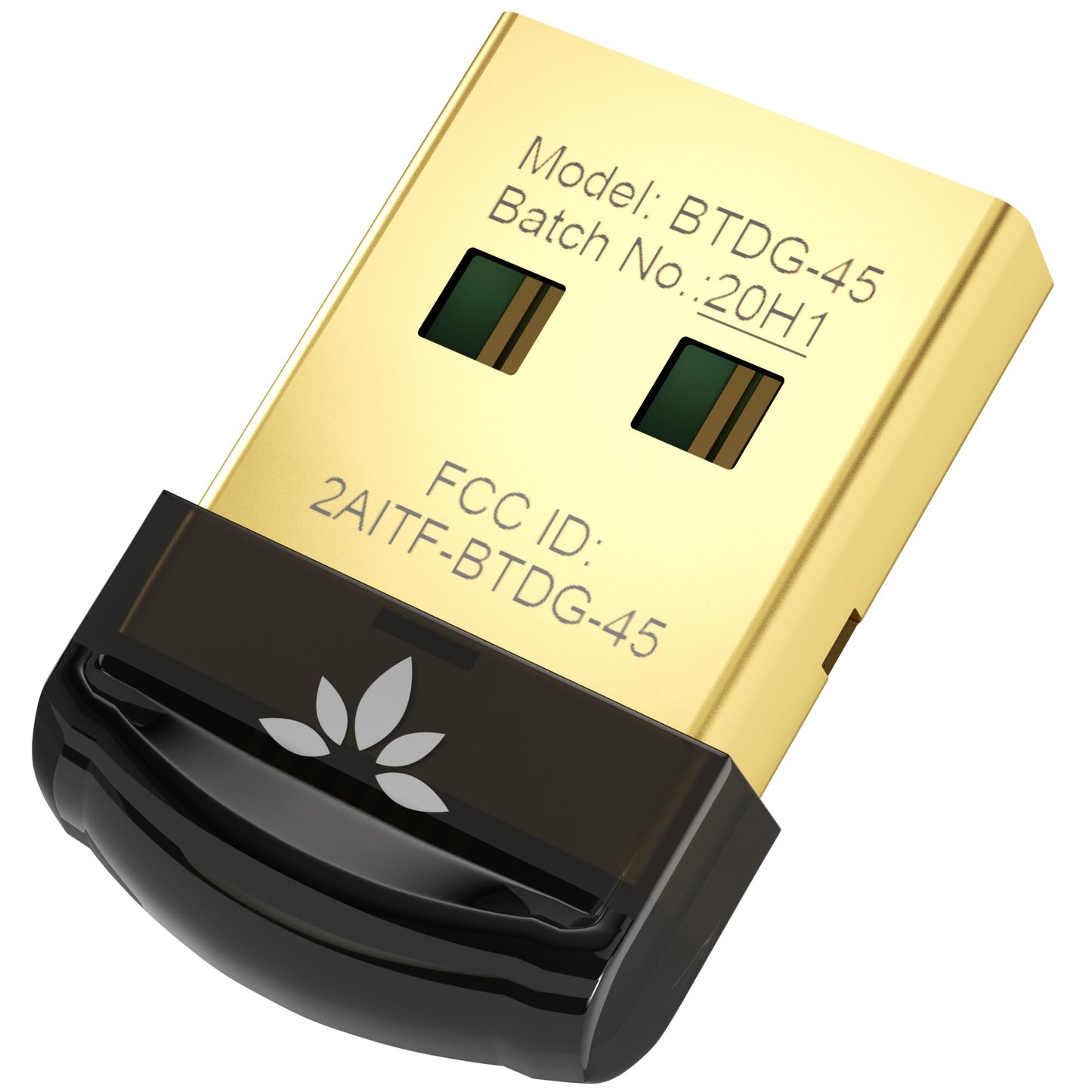 Avantree 0.83 x 0.47 x 0.24 inches BTDG-45-BLK USB Bluetooth Adapter
