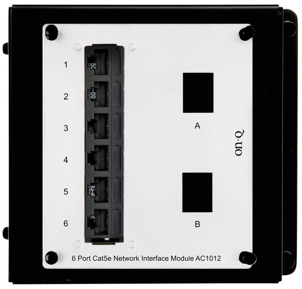 Legrand 6 Port AC1012 CAT5e Network Interface Module