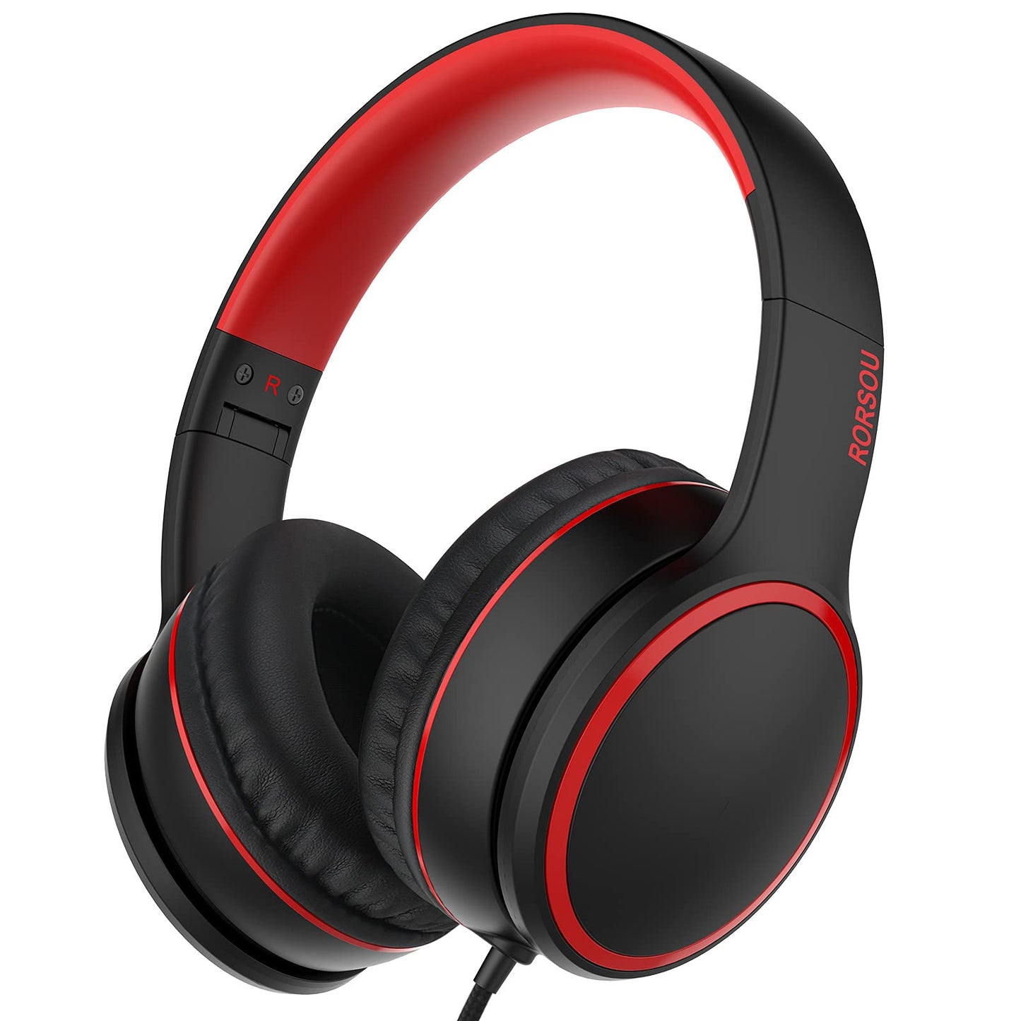 RORSOU R10 Headphones 32 Ohm Dynamic Over-Ear Black - Wired