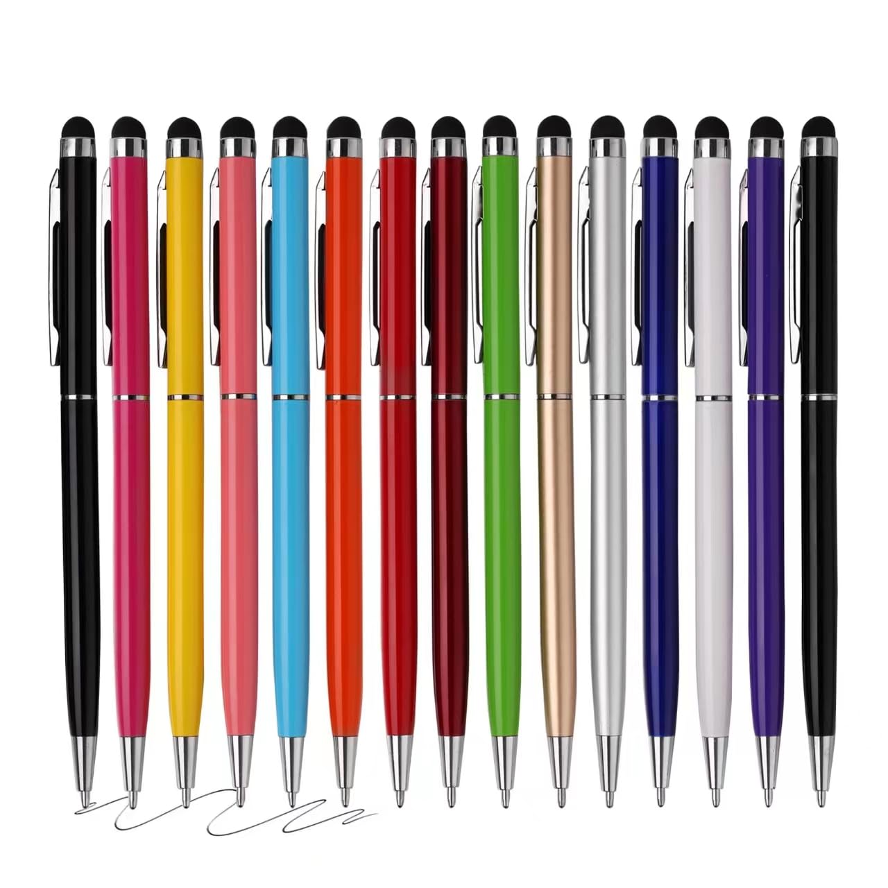 FIRCRE 15 Pack Stylus Pens Compatible with Laptop, Smartphone, Tablet