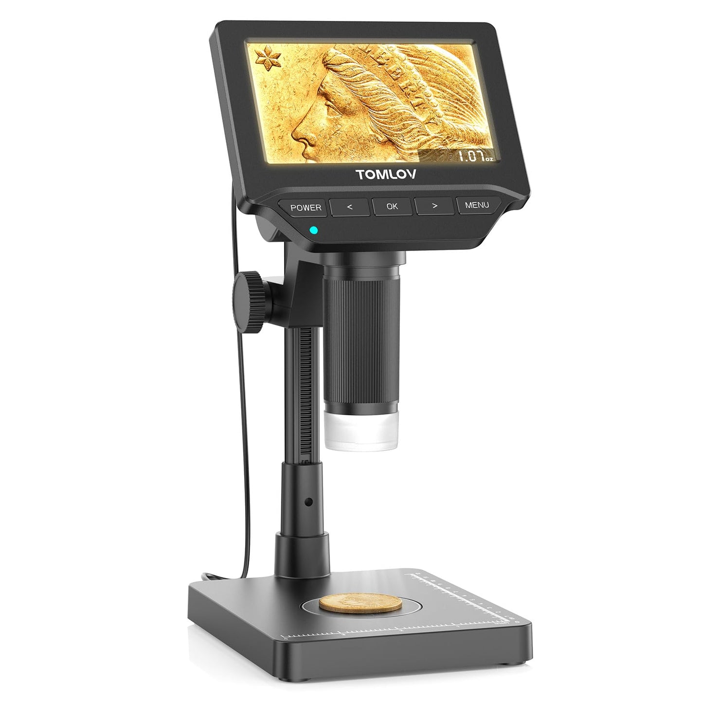 TOMLOV 4.3" DM4W 500cd/m² 178° Digital Microscope