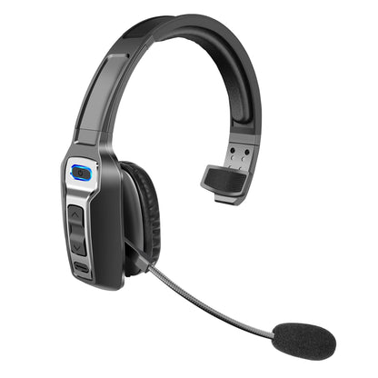 Sarevile KH-23 Black On Ear Bluetooth Headset with Voice Control, Bluetooth 5.2, 60-Hour Battery Life, Dynamic Driver