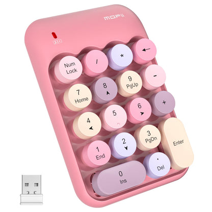 MOFII 5.23”x3.46” Numeric Keypad 18 Keys 2.4GHz Wireless Compatibility Windows