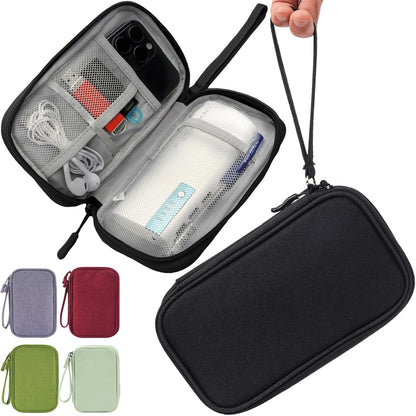 CAAORDKSO 7.48 x 4.5 x 1.1 inches SU008 Waterproof Canvas Electronic Organizer Case